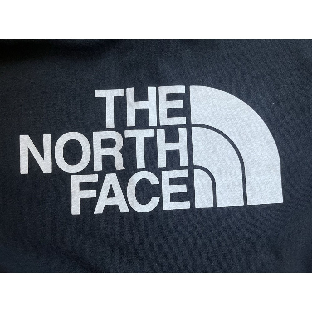 The North Face Hoodie Mens XL Black Pullover Sweatshirt Big Logo Long Sleeve - Picture 2 of 9